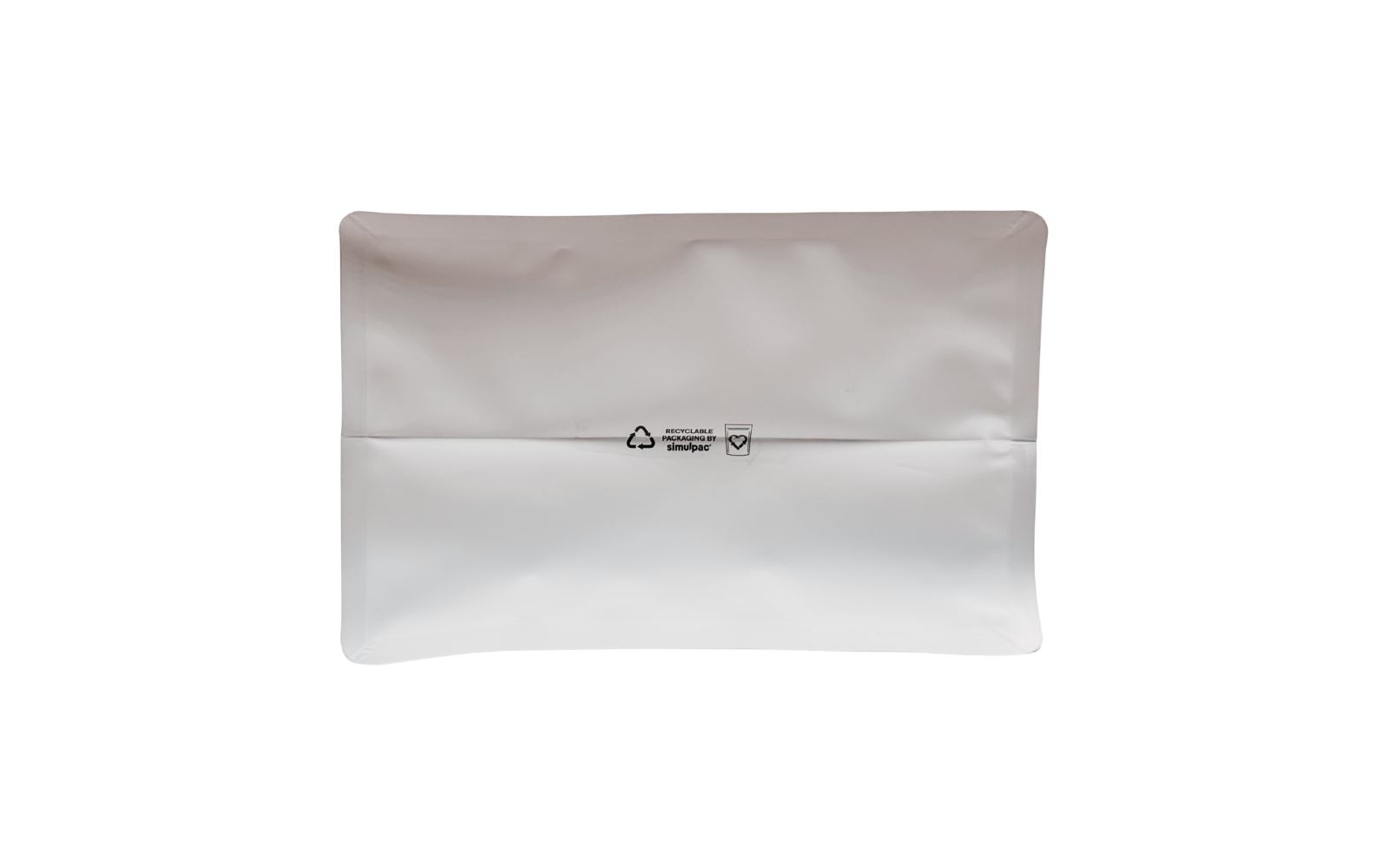 120 Stk. ♺ Kaffeebeutel für 3KG in weiß-matt, Flachbodenbeutel RECYCLINGFÄHIG inkl. Ventil, Top-Zipper und Aromaschutz