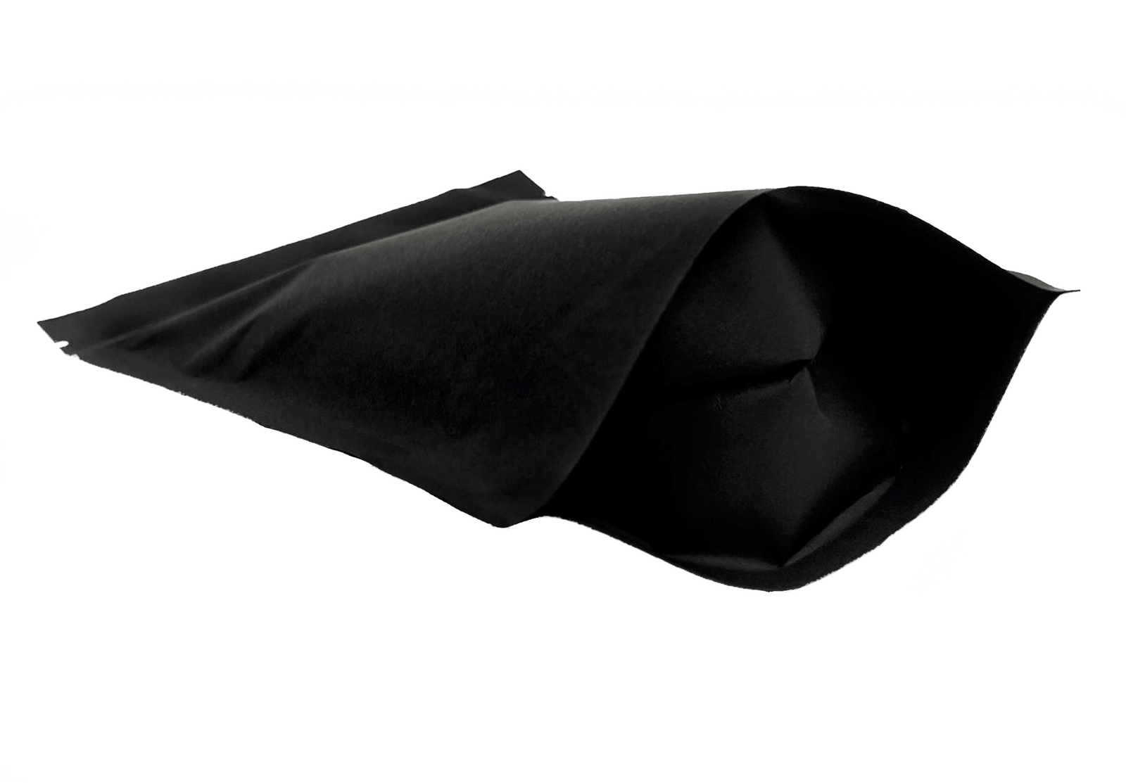 500 Stk. Kaffeebeutel für 1.000g, Standbodenbeutel/Doypack aus Kraftpapier SCHWARZ inkl. Ventil - kaffeeverpackung.com