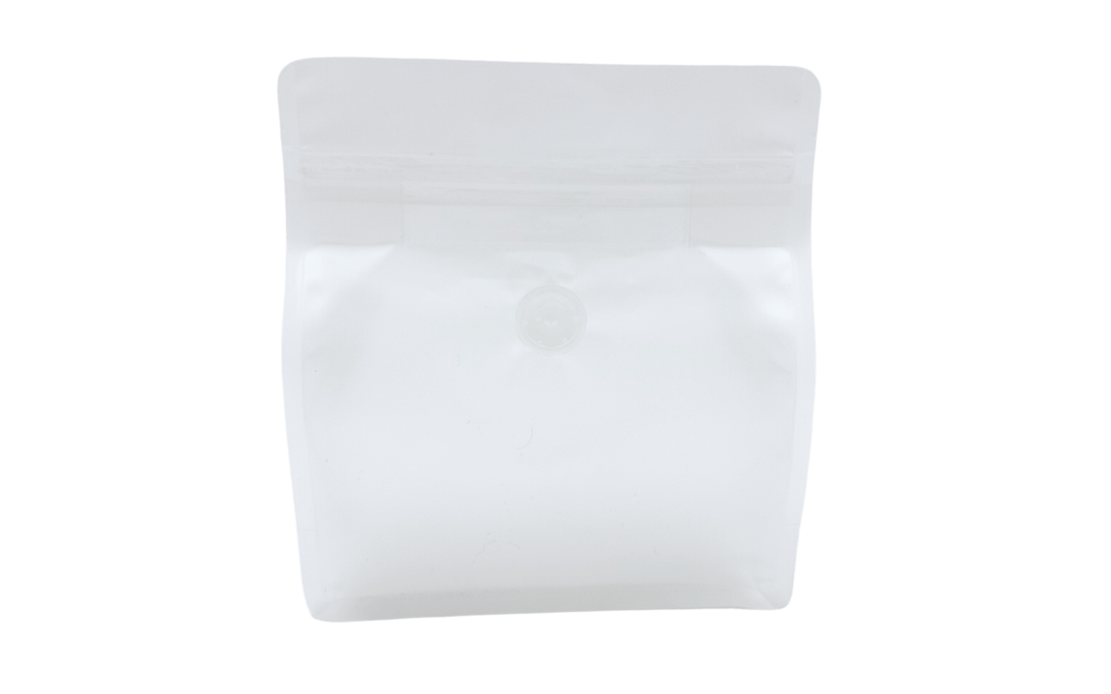 600 Stk. ♺ Kaffeebeutel für 150g in transparent - matt, Flachbodenbeutel RECYCLINGFÄHIG inkl. Ventil, Top - Zipper und Aromaschutz - kaffeeverpackung.com