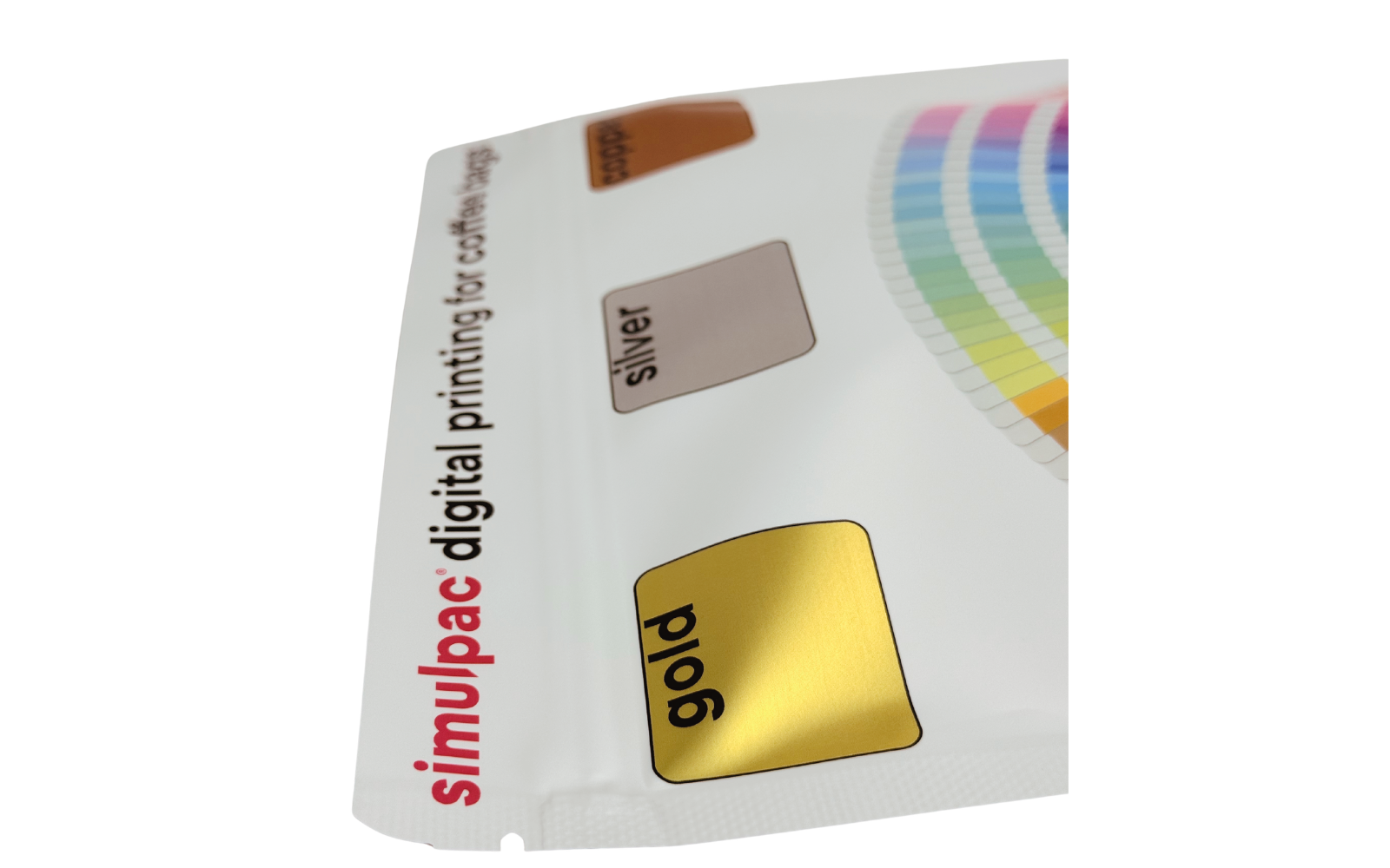 Invididuell bedruckte 250g Kaffeebeutel, 3000 Stück MOQ / 0,75€ pro Stück