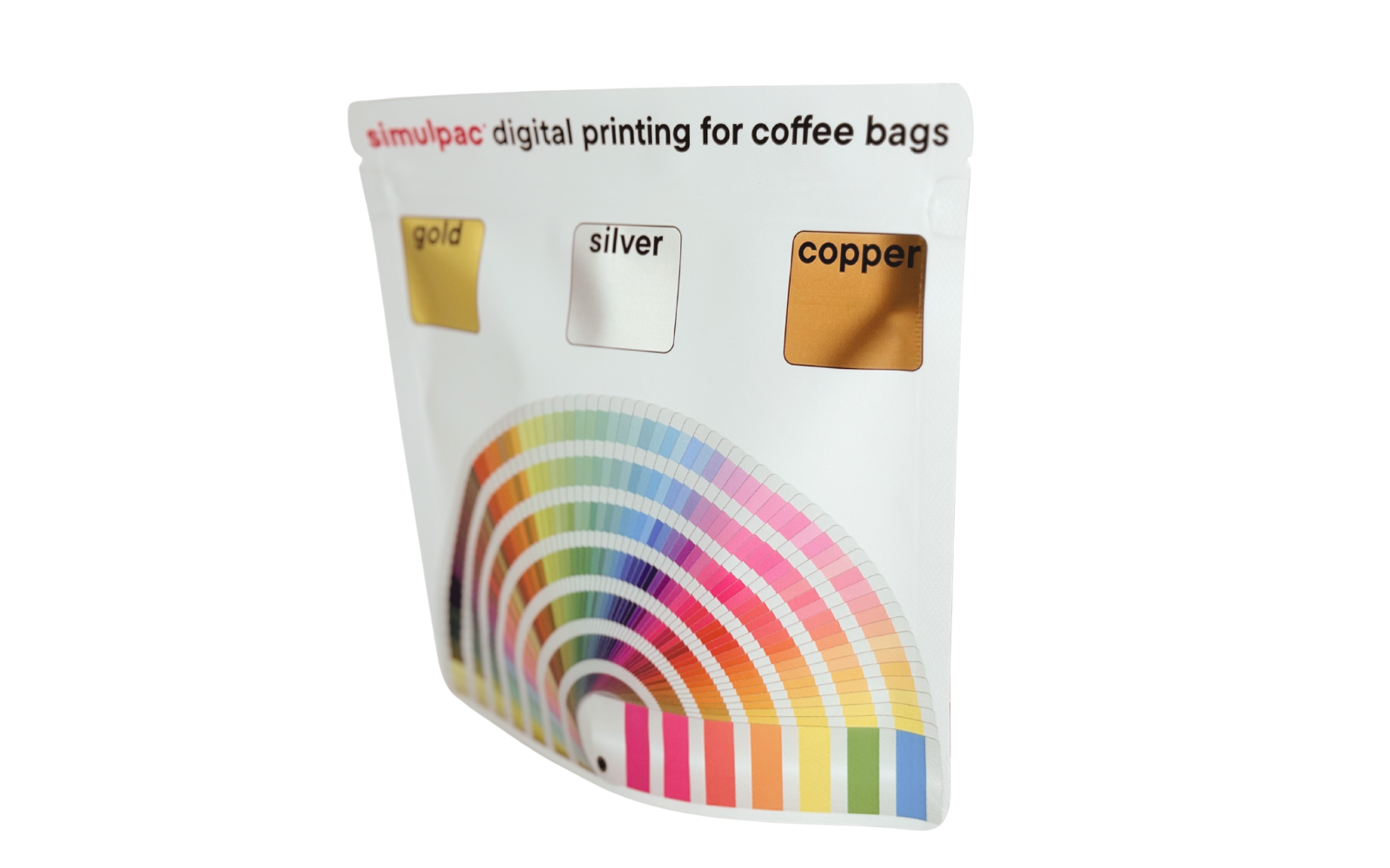 Invididuell bedruckte 250g Kaffeebeutel, 3000 Stück MOQ / 0,75€ pro Stück
