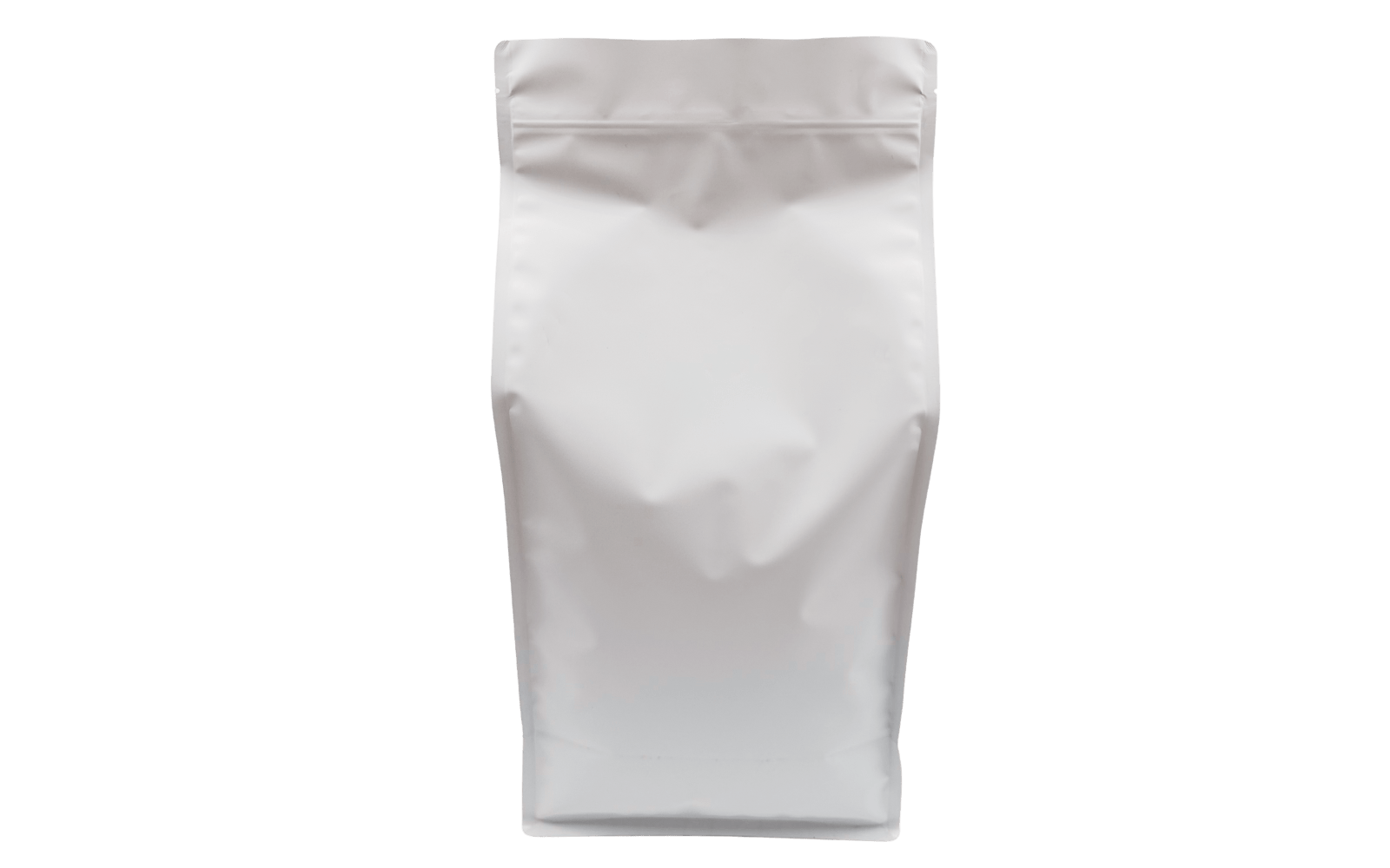 120 Stk. ♺ Kaffeebeutel für 3KG in weiß - matt, Flachbodenbeutel RECYCLINGFÄHIG inkl. Ventil, Top - Zipper und Aromaschutz - kaffeeverpackung.com