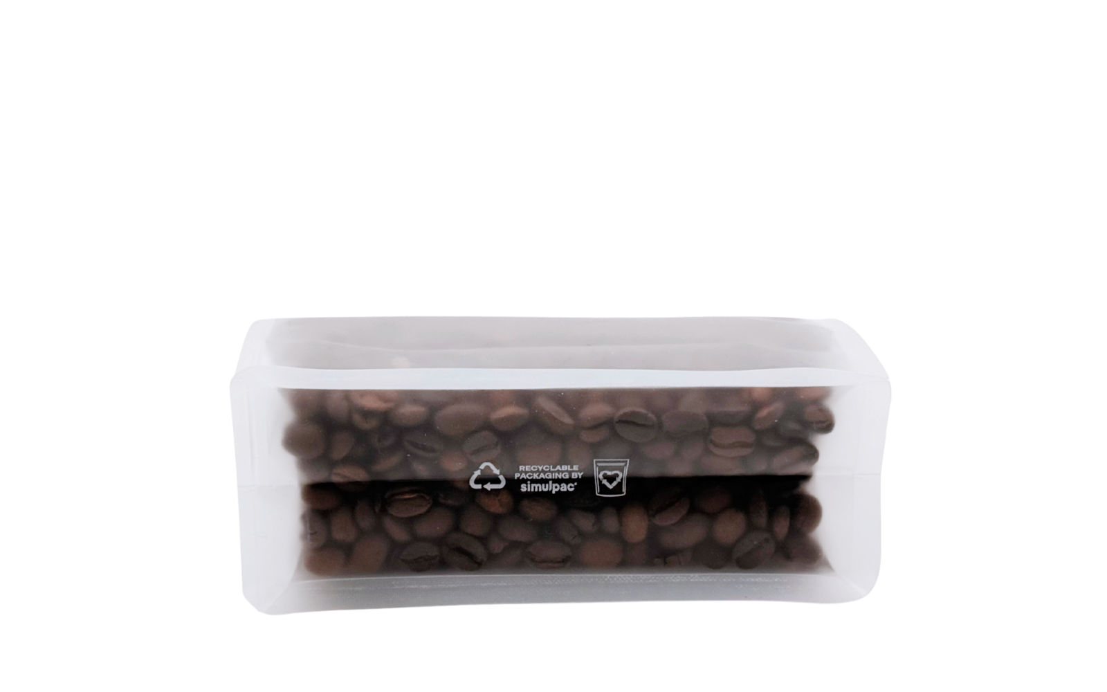 500 pcs brown coffee bags Flat-bottom bags RECYCLABLE incl. valve, front zip and aroma protection