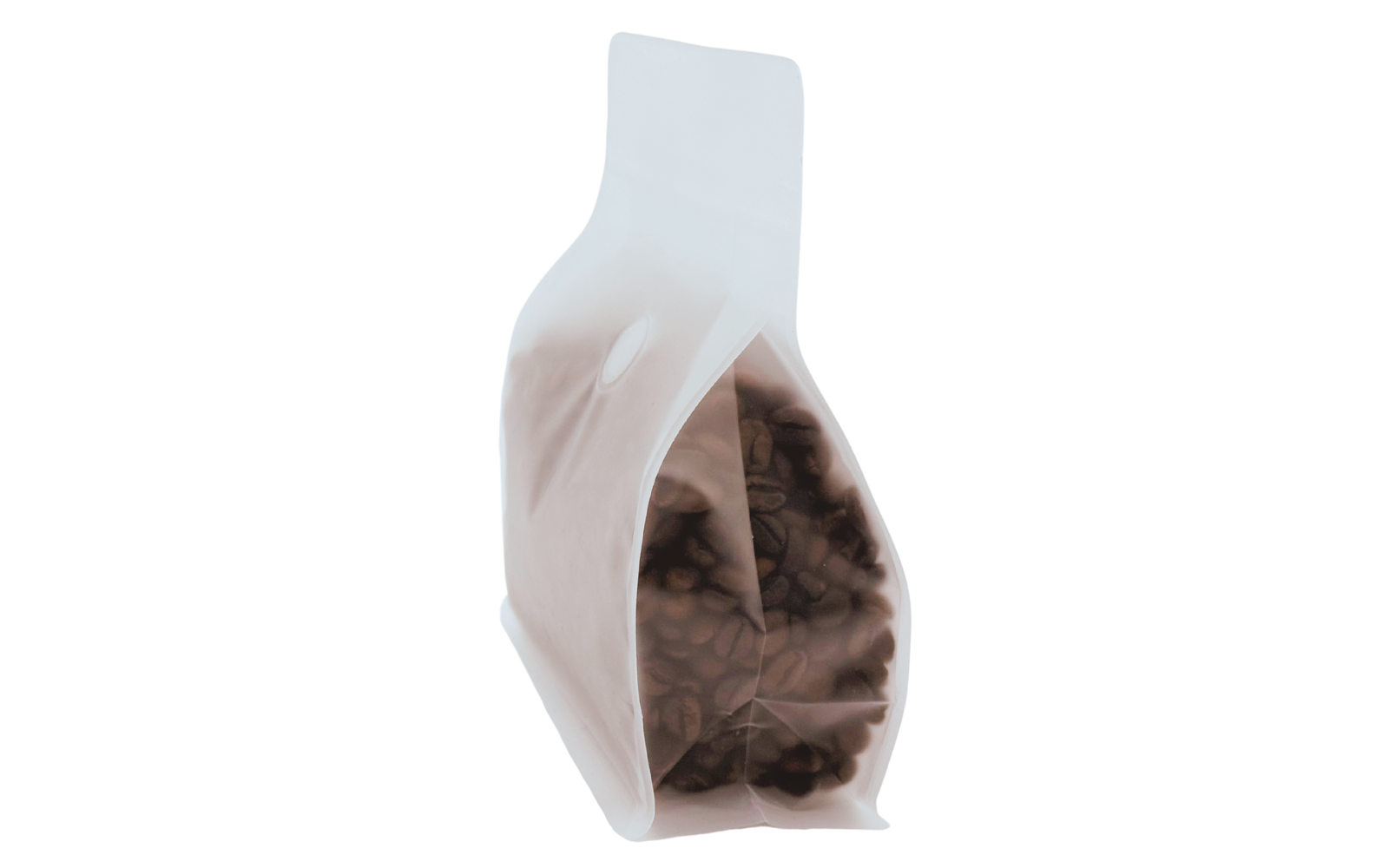 500 pcs brown coffee bags Flat-bottom bags RECYCLABLE incl. valve, front zip and aroma protection