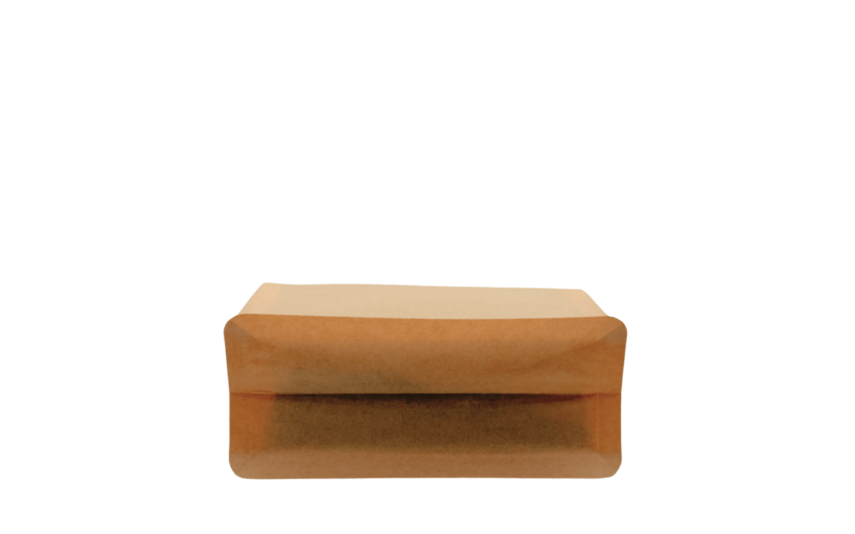 500 St. Kaffeebeutel für 1.000g Flachbodenbeutel aus Kraftpapier BRAUN inkl. Ventil, Top - Zipper und Aromaschutz) - kaffeeverpackung.com