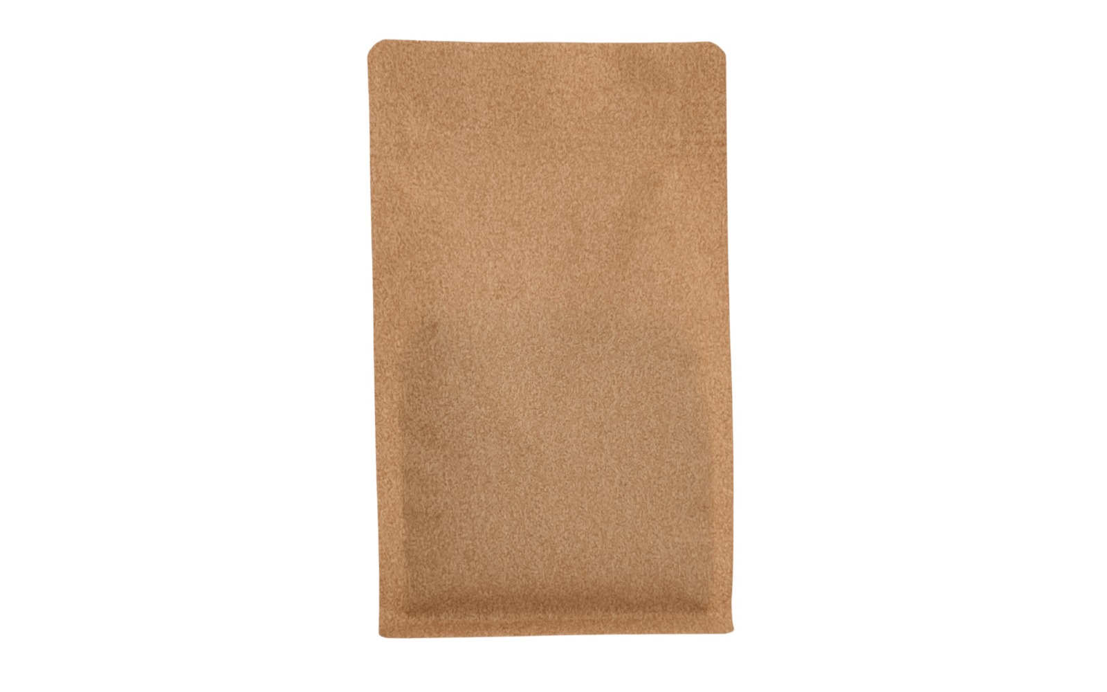 500 Stk. ♺ Kaffeebeutel für 1.000g in BRAUN PAPERLOOK, Flachbodenbeutel aus MONO - Material, inkl. Ventil, Front - Zipper und Aromaschutz - kaffeeverpackung.com