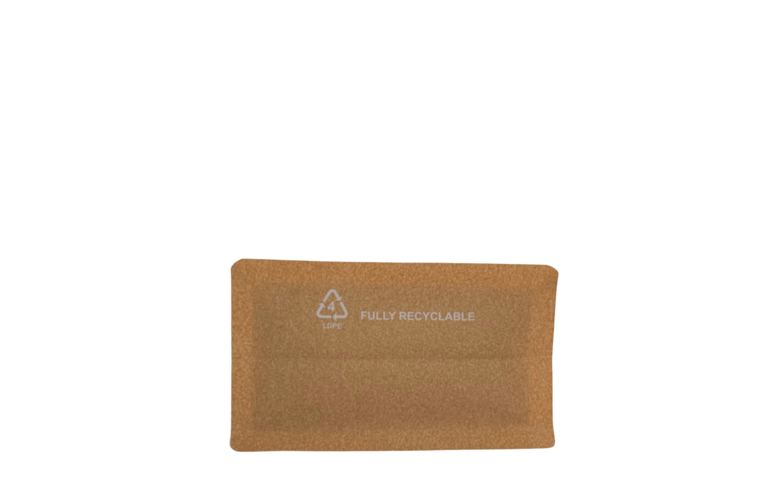 500 Stk. ♺ Kaffeebeutel für 1.000g in BRAUN PAPERLOOK, Flachbodenbeutel aus MONO - Material, inkl. Ventil, Front - Zipper und Aromaschutz - kaffeeverpackung.com