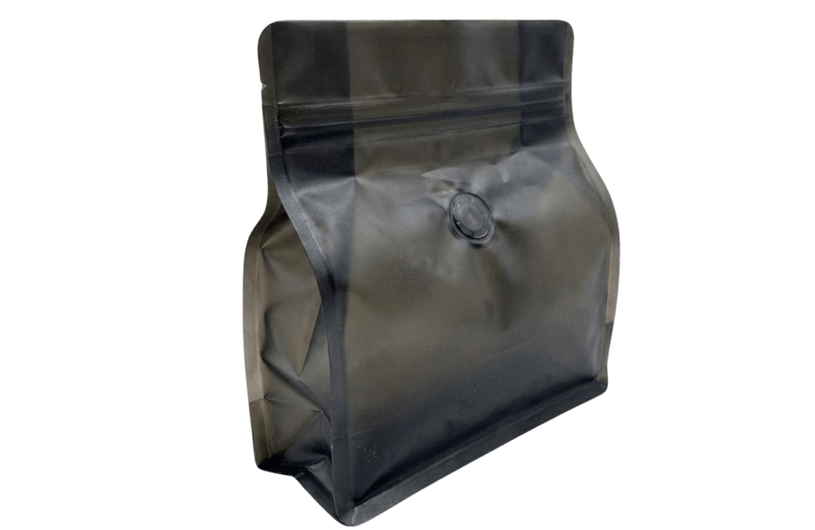 600 Stk. ♺ Kaffeebeutel für 150g in schwarz-transluzent-matt, Flachbodenbeutel RECYCLINGFÄHIG inkl. Ventil, Top-Zipper und Aromaschutz - kaffeeverpackung.com - Kaffeebeutel mit Ventil