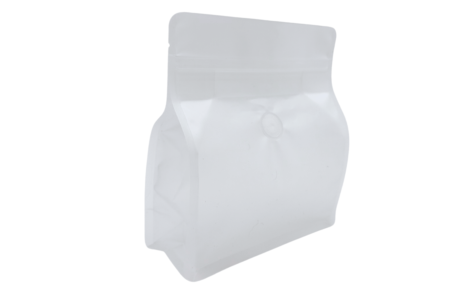 600 Stk. ♺ Kaffeebeutel für 150g in transparent - matt, Flachbodenbeutel RECYCLINGFÄHIG inkl. Ventil, Top - Zipper und Aromaschutz - kaffeeverpackung.com