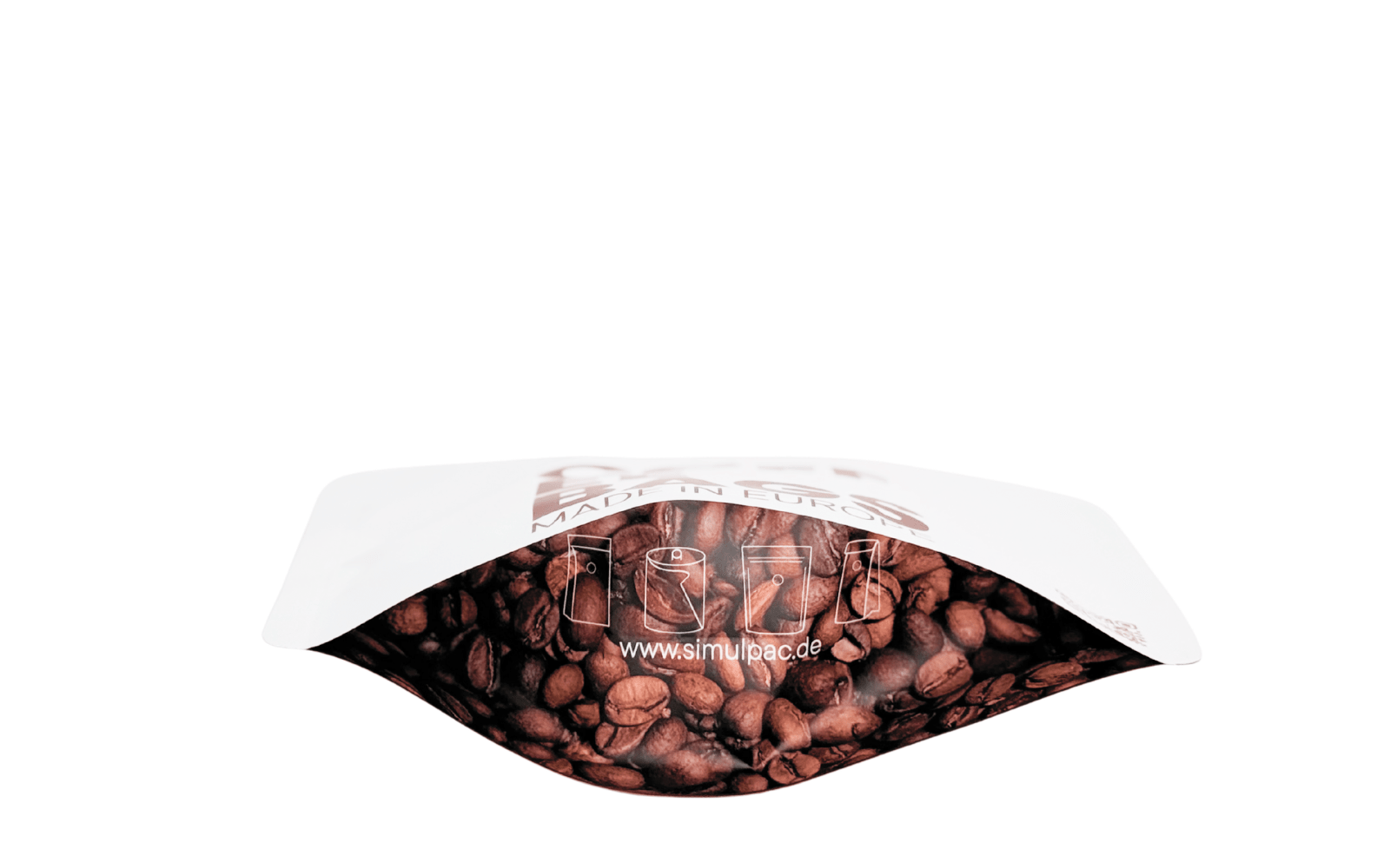 Individuell bedruckte 250g Kaffeebeutel, 3000 Stück MOQ / 0,75€ pro Stück, Digitaldruck - kaffeeverpackung.com - Kaffeebeutel.online.kaufen.
