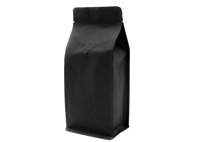 500 St. Kaffeebeutel Flachbodenbeutel aus Kraftpapier inkl. Ventil und Aromaschutz - kaffeeverpackung.com